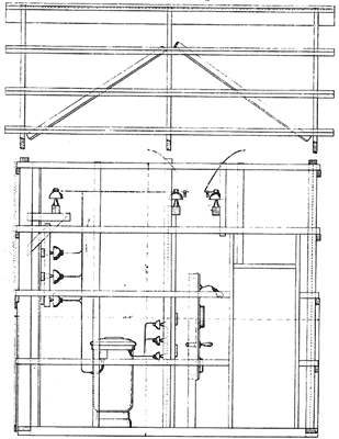 TYPE OF SUBSTATION FOR LESS THAN 100 KILOWATTS CAPACITY ON 10,000-VOLT SYSTEMS OF THE EDISON ELECTRIC COMPANY