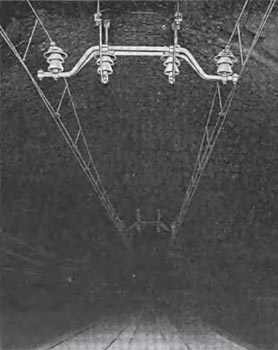 FIG. 10OVERHEAD CONSTRUCTION IN TUNNEL