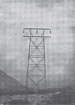 Fig. 4. Suspension Insulators on 60000 Volt Transmission Line