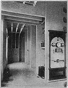FIG. 19.FIFTY-THOUSAND-VOLT SWITCH ROOM AT LOMAZZO.