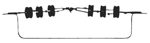 Fig. 2. Three Unit Link Strain Insulator