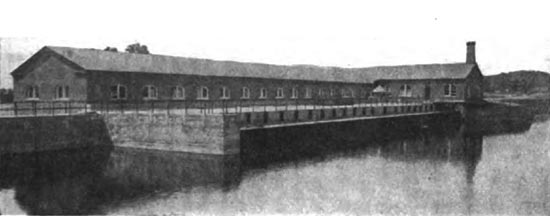 FIG. 3.GENERAL VIEW OF MECHANICVILLE POWER HOUSE.