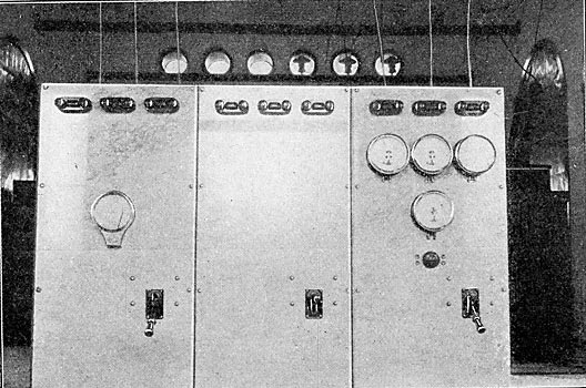 FIG. 20.  SWITCHBOARD IN STOCKTON SUB-STATION.