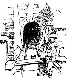 Outlet of Tunnel./Electric Power Plant, San Antonio Canon, Cal.