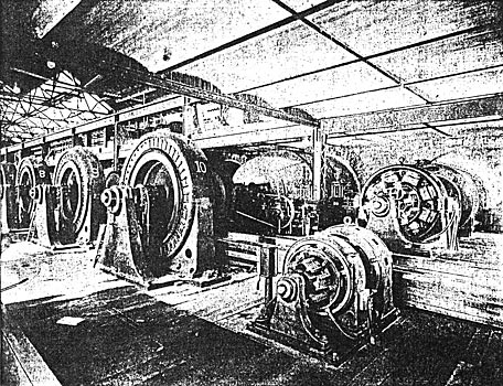 FIG. 5.  VIEW OF INTERIOR OF POWER HOUSE.