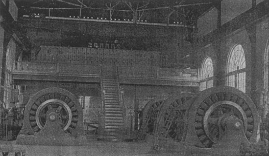 FIG. 3.  INTERIOR OF POWER HOUSE.
