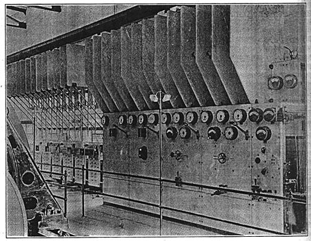 FIG. 8.  VIEW OF MAIN SWITCHBOARD.