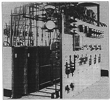 FIG. 15.  SWITCHBOARD IN MAIN STATION.
