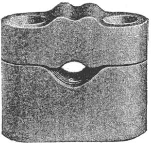 FIG. 1.  REVERSIBLE WIRE CLEAT