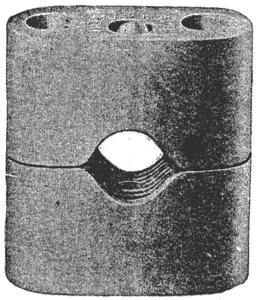 FIG. 3.  REVERSIBLE WIRE CLEAT