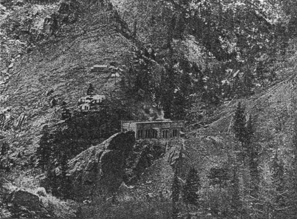 Fig. 2. Power House and Surroundings./PIKES PEAK POWER COMPANY
