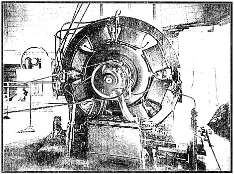 THE FAMOUS PIONEER THREE PHASE SYNCHRONOUS MOTOR RUNS THE PLANT OF THE UNION ICE COMPANY AT REDLANDS.