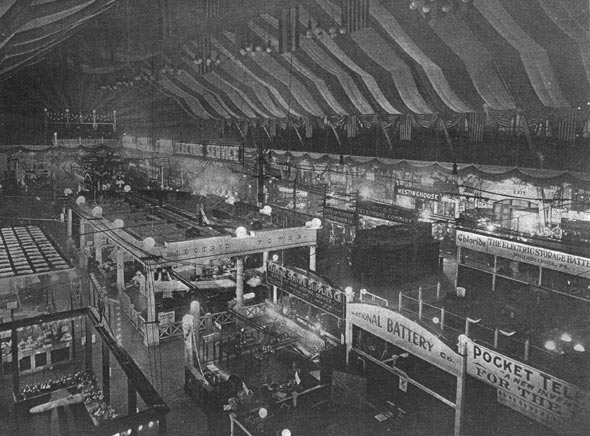 A DAYTIME VIEW OF THE CHICAGO ELECTRICAL SHOW.