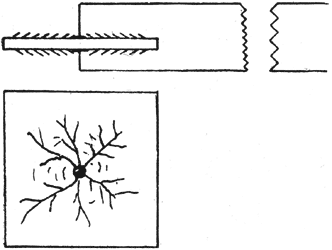 FIG. 1. INSULATION OF HIGH-TENSION TRANSMISSION LINES.