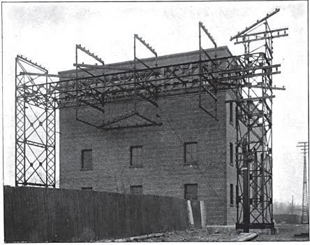 FIG. 4.  THE TERMINAL CABLE RACK AT THE ROCKAWAY JUNCTION SUB-STATION
