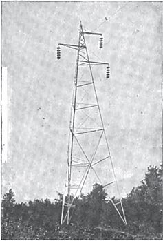 FIG. 1. — 53-FOOT TRANSMISSION TOWER.