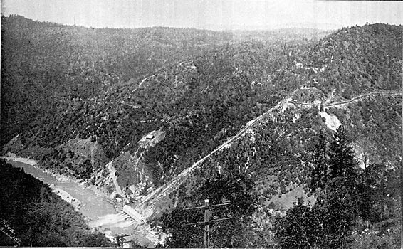 A BIRDSEYE VIEW OF COLGATE AND ENVIRONS TAKEN FROM THE NEVADA COUNTY POLE LINE.