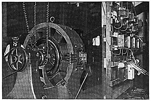 FIG. 9.SYNCHRONOUS MOTOR AND SWITCHBOARDPONEMAH MILLS.