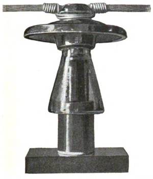 Fig. 7. View of Insulator, Showing Manner of Tying Line Wire, Standard Electric Co.