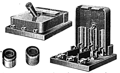 FIGS, 1, 2 AND 3. — ANDERSON SERVICE SWITCH AND OUTLET INSULATORS.