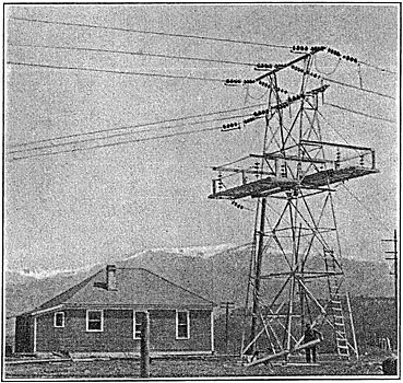 Fig. 6  Dead-End Switch Tower with Insulated Platform.