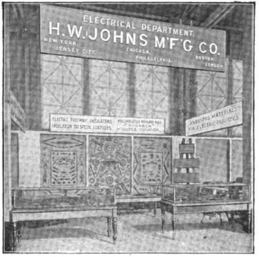 THE H. W. JOHNS EXHIBIT AT ATLANTA.