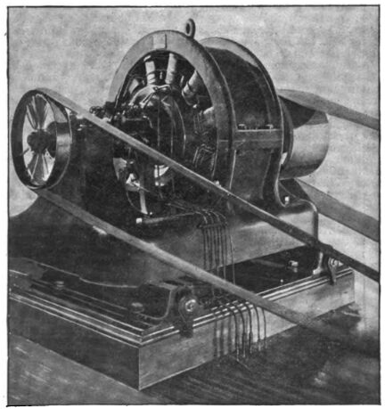 FIG. 2.  THREE-PHASE GENERATOR, SILVER LAKE MINES, COL.