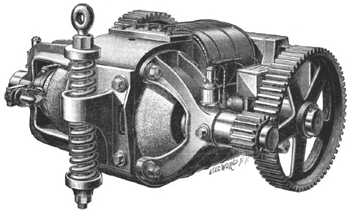 FIG. 6.  Sprague Electric Railway System.  Car Motor.