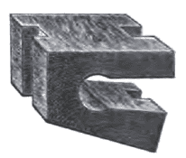 FIG. 2.  RUSH ELECTRIC WIRE NAILS AND INSULATORS. /Showing thickness of lower side, which closes up the opening as nail is driven in, and secures the wire firmly in the centre.