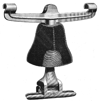 FIG. 3.  NEW TROLLEY-BELL HANGER CLIP.