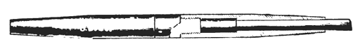 FIG. 3.  THREADED TROLLEY SPLICER.