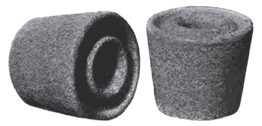 CUP INSULATORS OF RECONSTRUCTED GRANITE