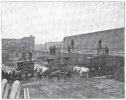 FIG. 2.  CONSTRUCTION WAGONS, CHICAGO CITY RAILWAY