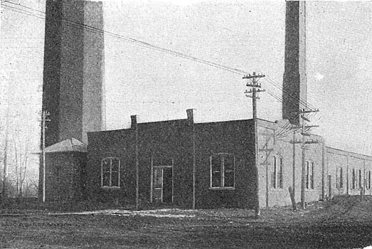 FIG. 1. - POWER STATION AND SUB-STATION AT HILLSBORO.