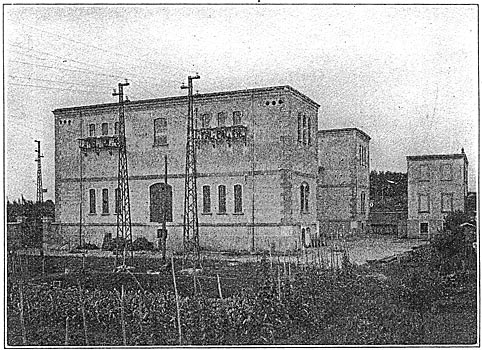 FIG. 18.—STEP-DOWN TRANSFORMER STATION AT LOMAZZO.