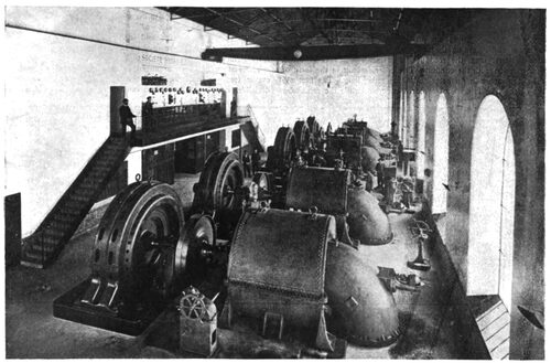 FIG. 3.  VIEW OF INTERIOR MAIN GENERATOR ROOM, GRENOBLE.