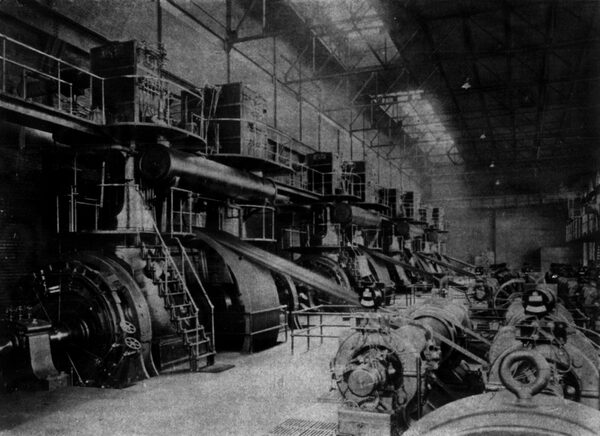 Fig. 1.ENGINE AND GENERATOR ROOM, NOW BEING ALTERED.