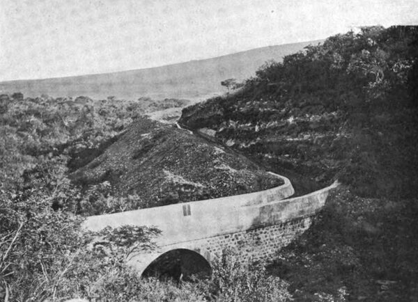 PHOTOGRAPH NO. 14. THE MASSIVE MASONRY AQUEDUCT