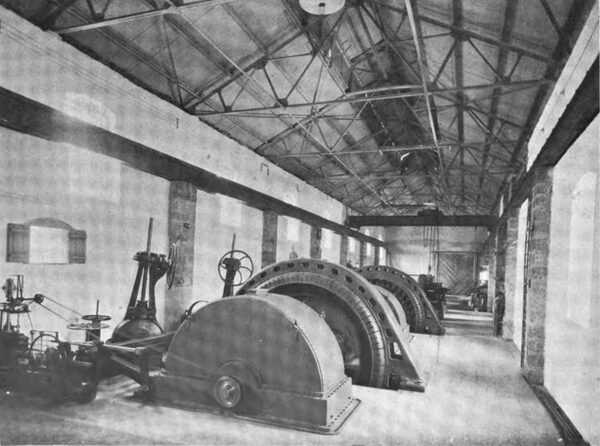 PHOTOGRAPH NO. 31. INTERIOR OF POWER HOUSE, LOOKING WESTERLY