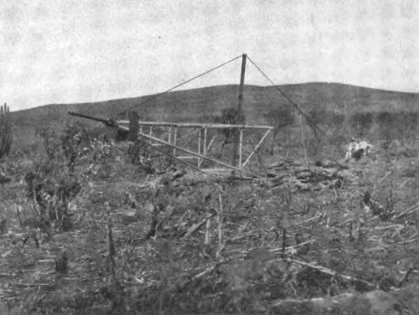 PHOTOGRAPH NO. 50. ERECTING A TRANSMISSION TOWER