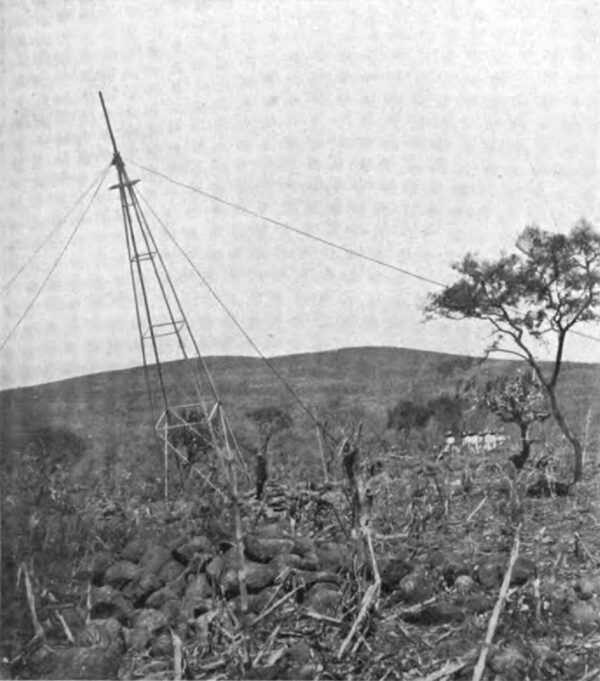 PHOTOGRAPH NO. 51. ERECTING A TRANSMISSION TOWER