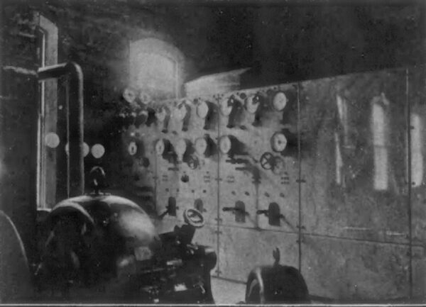 THE SWITCHBOARD AT THE AMERICAN RIVER ELECTRIC COMPANY