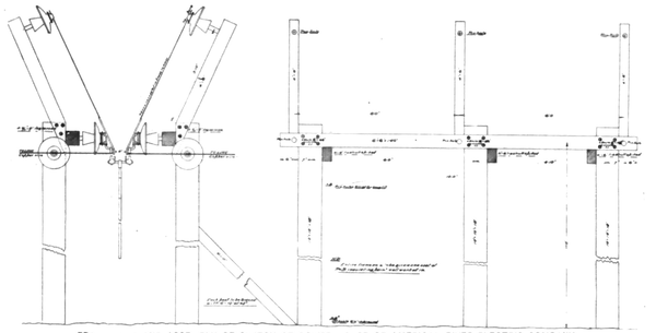 FRAMEWORK AND ASSEMBLY OF SWITCH AT POWER HOUSE OF AMERICAN RIVER ELECTRIC COMPANY