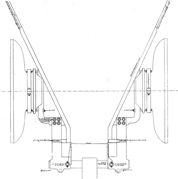 ASSEMBLY DRAWING OF HIGH TENSION SWITCH AT AMERICAN RIVER ELECTRIC COMPANY