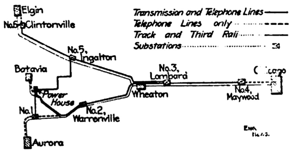 Fig. 9. Plan of Electric Distribution System