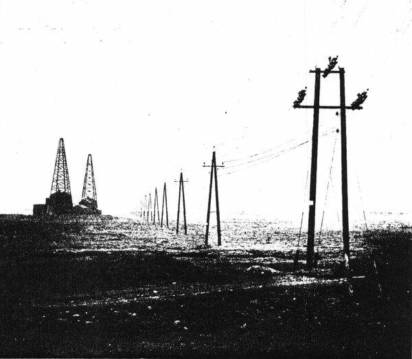 HARTLEPOOL POLE LINE, GREATHUM MARSHES SECTION.