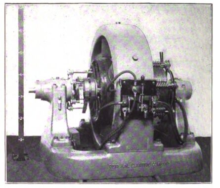 400-KW ROTARY CONVERTER, SHOWING FRAME SWITCH