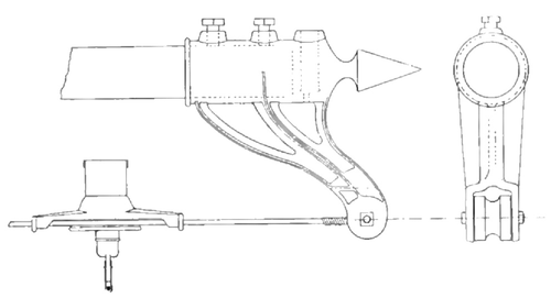 FLEXIBLE BRACKET, WITH INSULATED SPAN, NORTH SIDE.