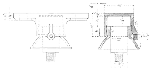 SPECIAL TROLLEY HANGER FOR "L" STRUCTURE.