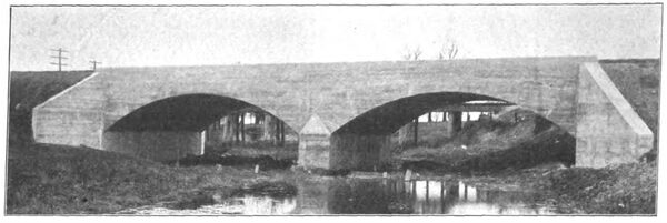 35-FT. ARCHES OF CONCRETE MASONRY.